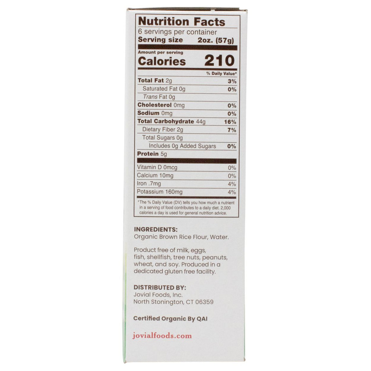 Shells, Brown Rice Pasta, Organic, GF 12 oz