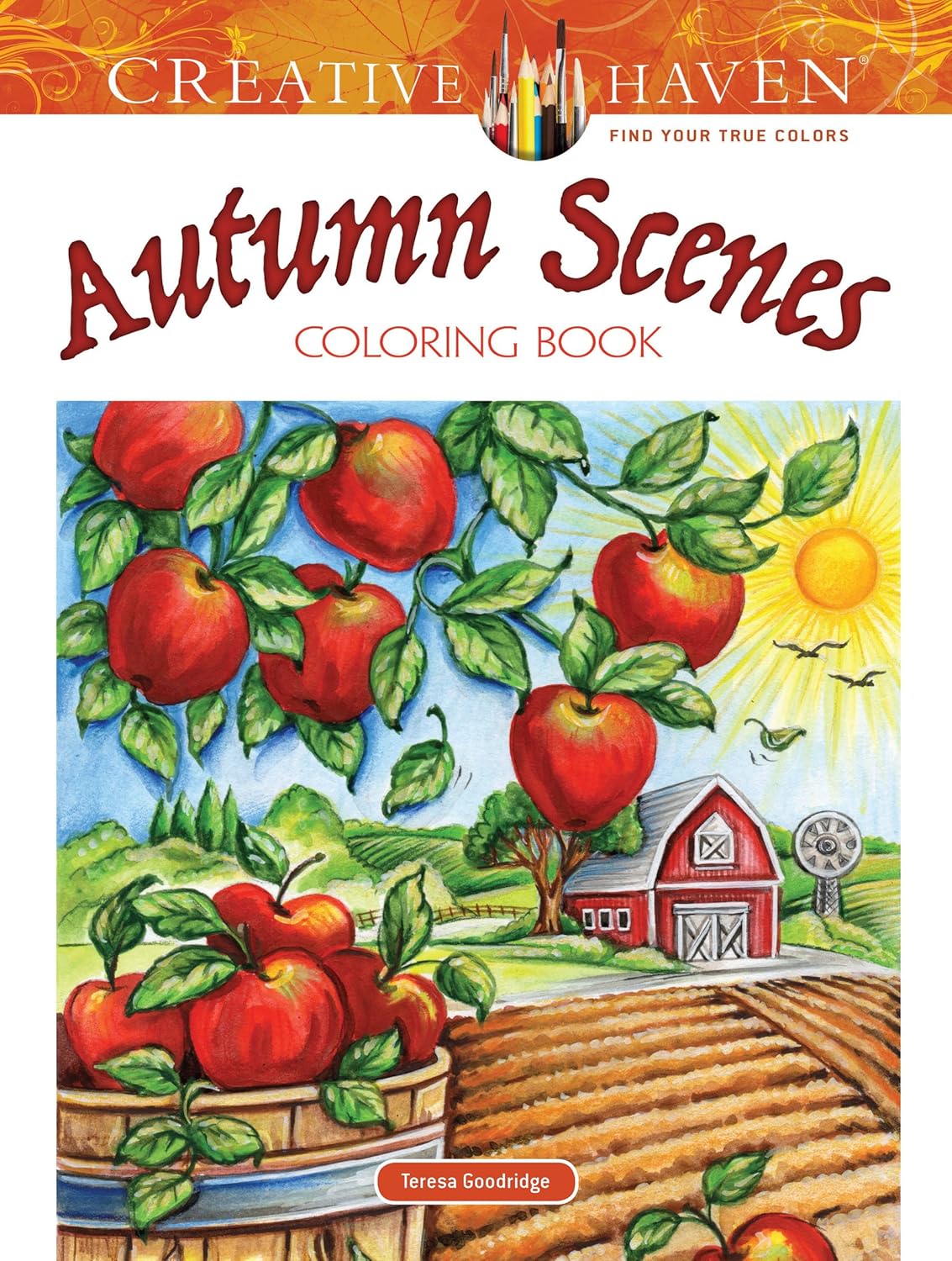 Autum Scenes Coloring Book