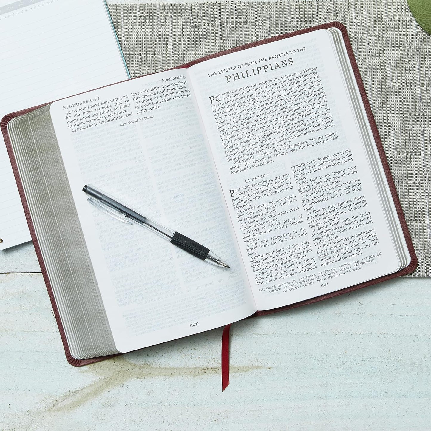 NKJV Deluxe Thinline Reference Bible - Genuine Leather - SALE!