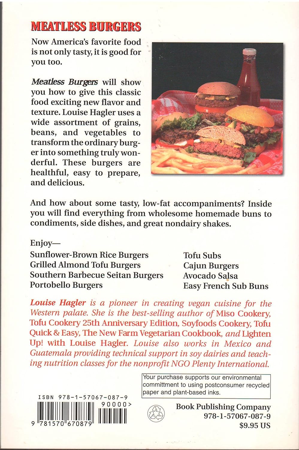 Meatless Burgers: Over 50 Quick & Easy Recipes for America's Favorite Food - SALE!