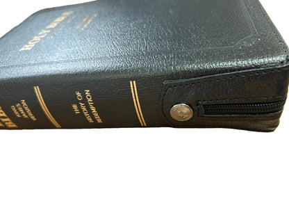 Bible, KJV Leather Zipper Cover, History of Redemption