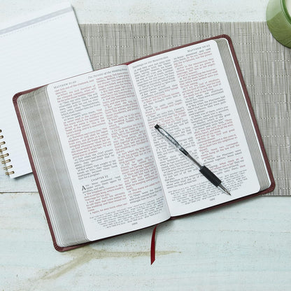 NKJV Deluxe Thinline Reference Bible - Genuine Leather - SALE!