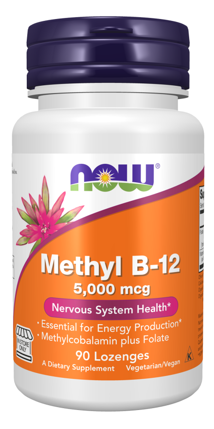 Methyl B-12  5000 mcg, 90 Lozenges