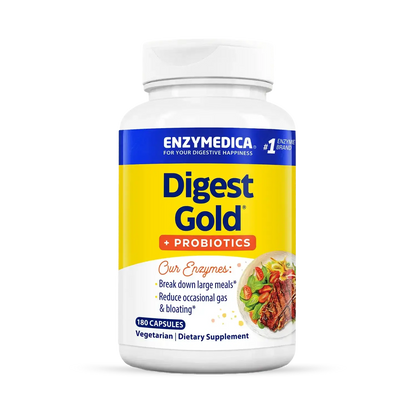 Digest Gold + Probiotics 180 Vegetarian Capsules