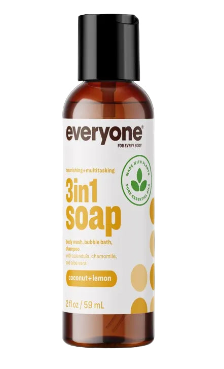 Liquid Soap, 3-in-1 Coconut-Lemon  2 oz