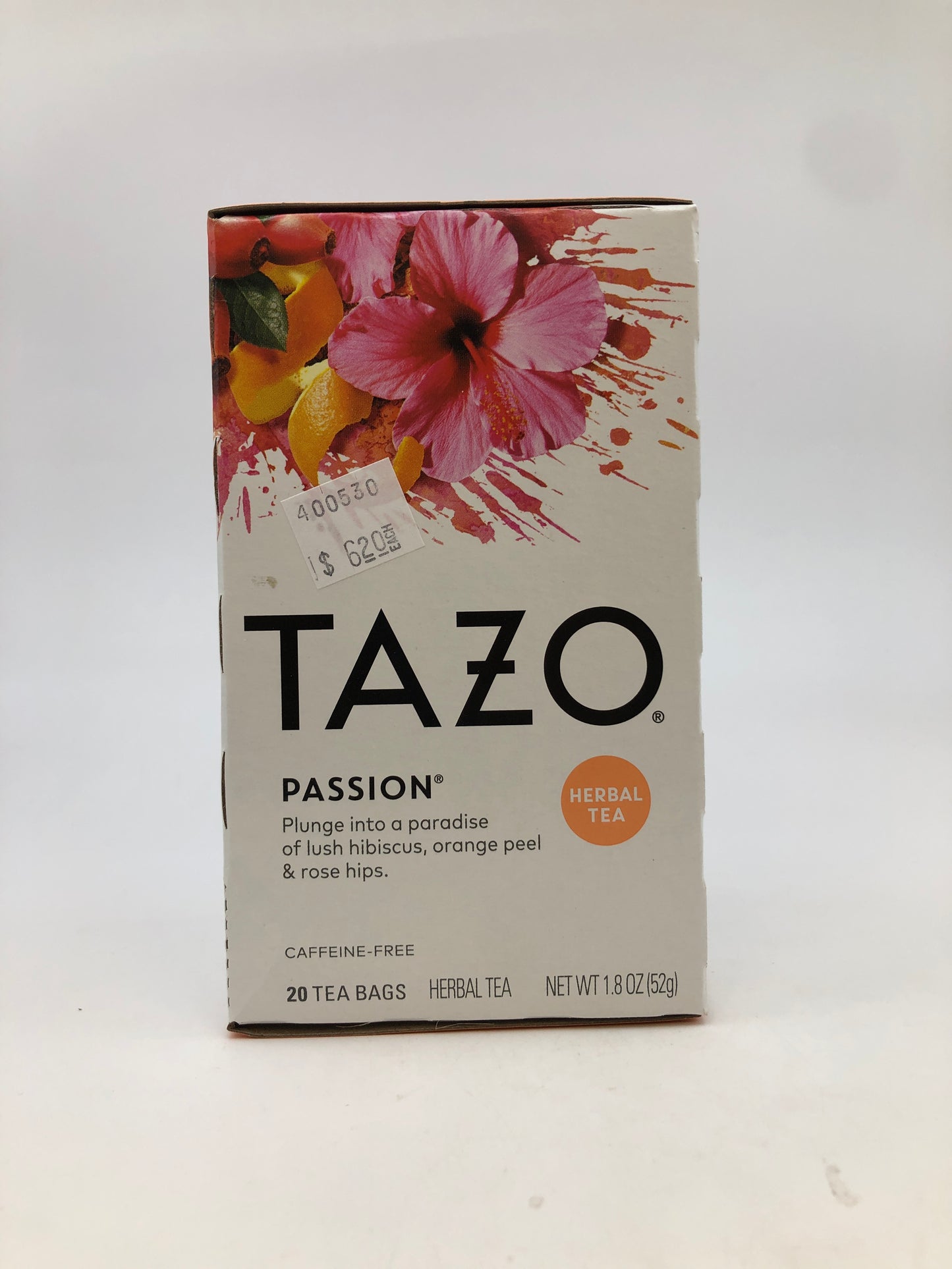 Tazo Passion Herbal Tea 20 Tea Bags