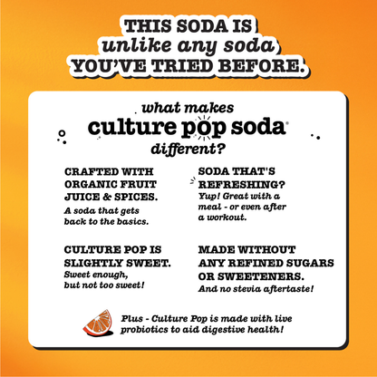 Soda, Culture Pop 12 oz