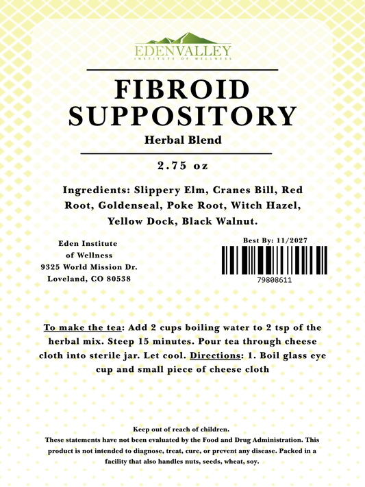 Fibroid Suppository Formula 2.75 oz
