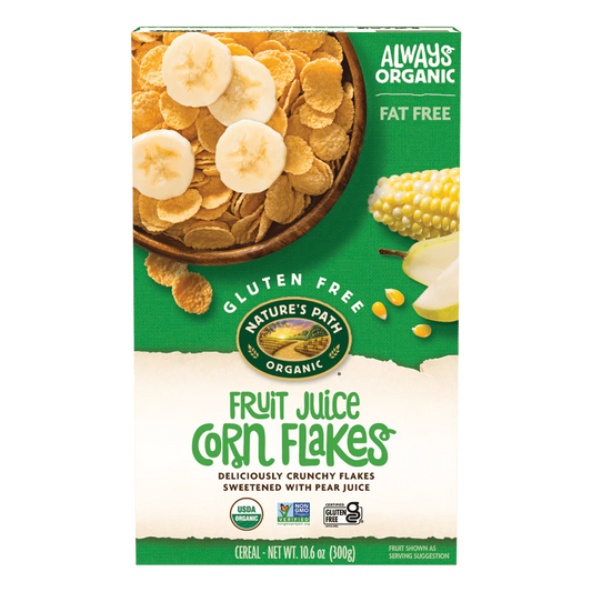 Nature's Path Fruit Juice Corn Flakes, Organic 10.6 oz - SALE!