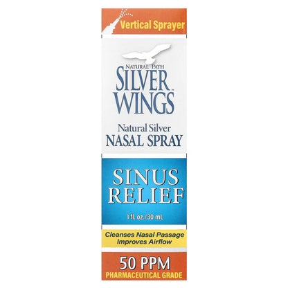 Silver Nasal Spray Sinus Relief 50 ppm & 250 ppm - SALE!