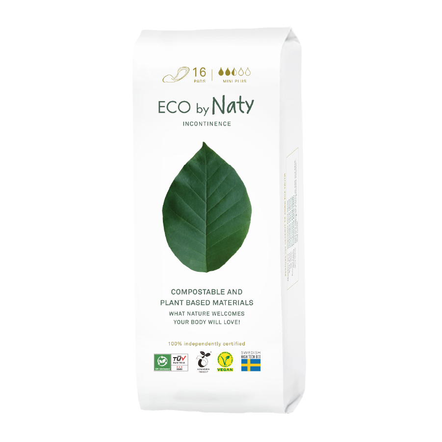 Eco by Naty Incontinence/Menstrual Pads 12 pk