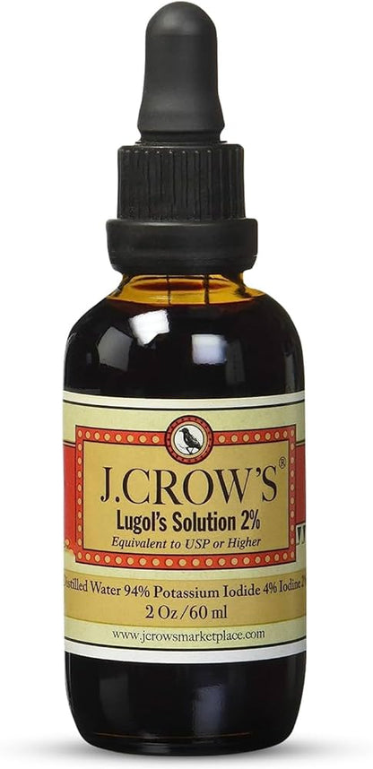 Lugol's Iodine 2% w/dropper 2 oz