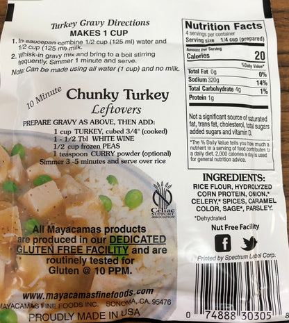 Mayacamas Turkey Flavored Gravy Mix .70 oz