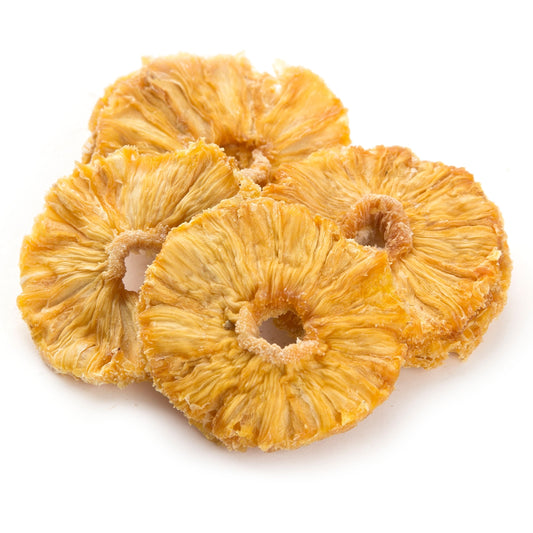 Pineapple Rings, Dried, Organic 1/2 lb