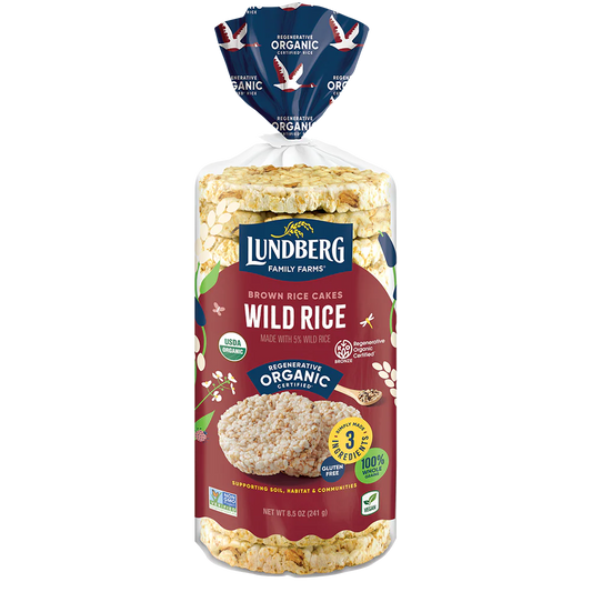 Rice Cakes, Brown Wild Rice Organic 8.5oz