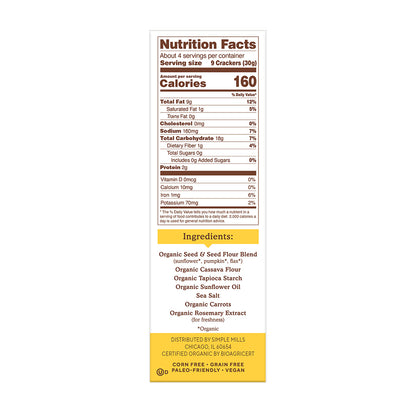 Crackers, Seed Flour Original 4.25 oz