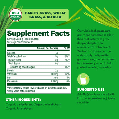 Amazing Trio & Organic Wheat Grass