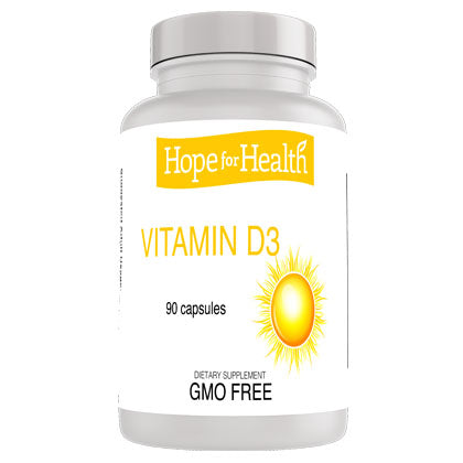 Hope for Health Vitamin D3  90 Capsules