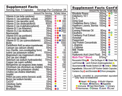 Years Plus Woman Complete Multivitamin 140 Capsules - SALE!