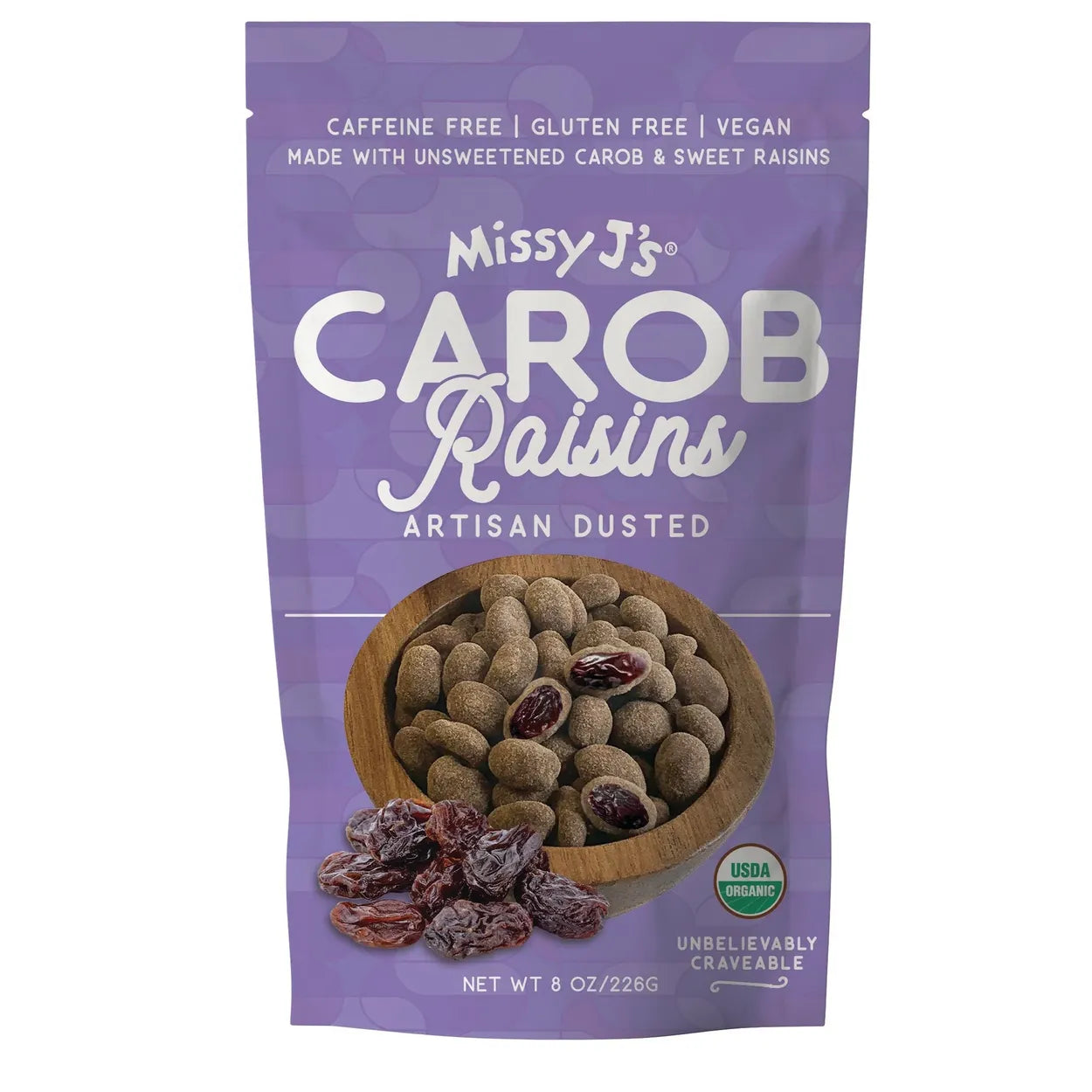 Carob Raisins Organic 8 oz