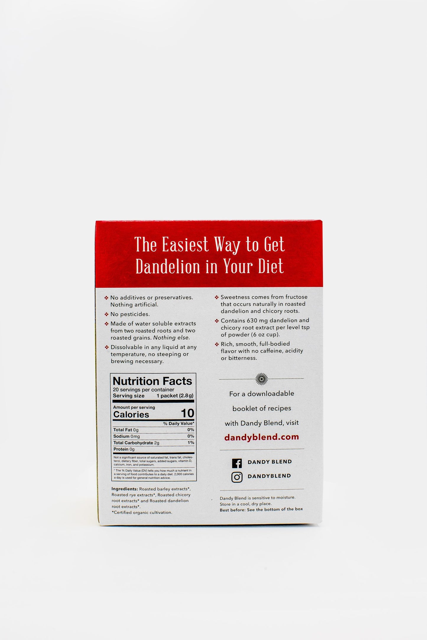 Coffee Alternative, Instant, Single Serving Pkts