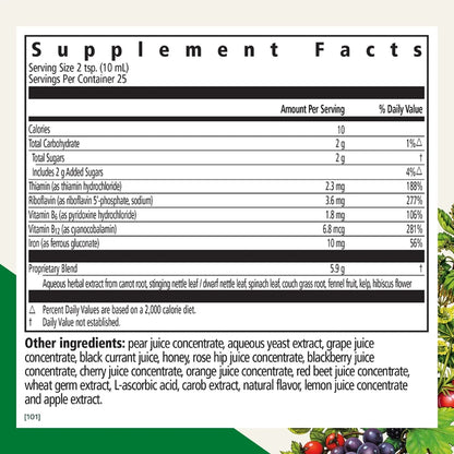 Floravital Iron + Herbs 8.5 oz