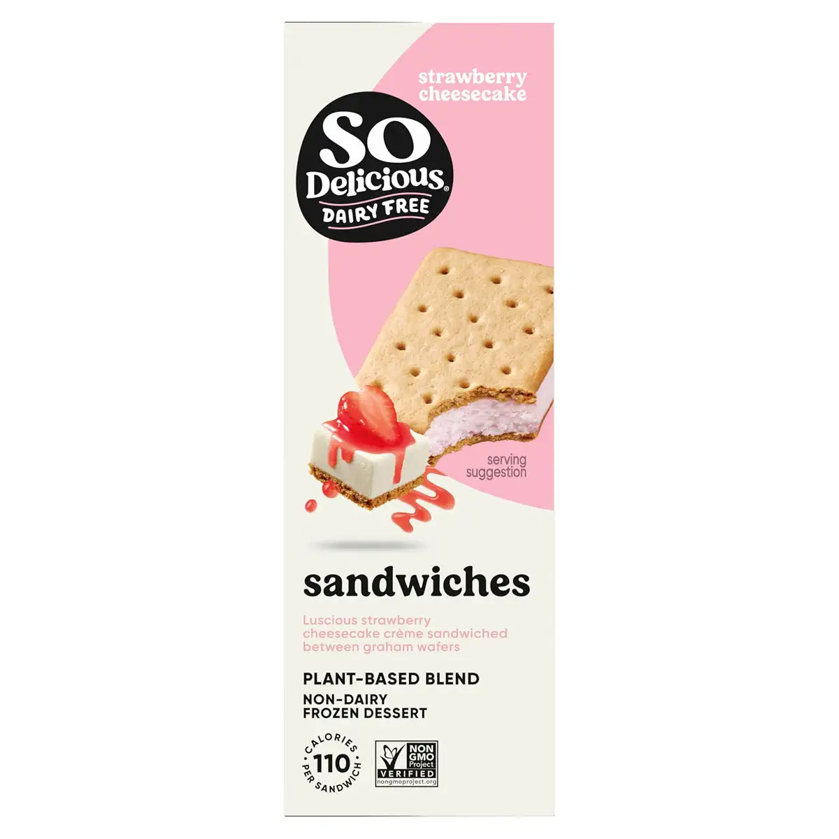 Frozen Sandwiches, Strawberry Cheesecake - Single