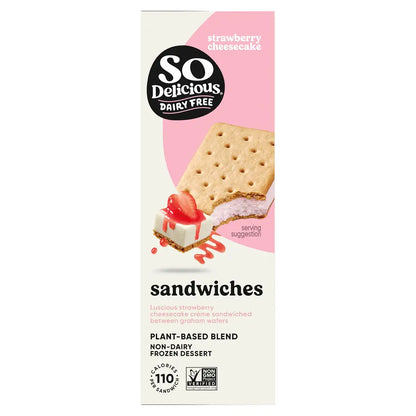 Frozen Sandwiches, Strawberry Cheesecake - Single
