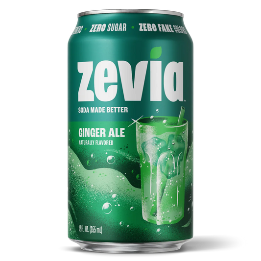 Soda, Ginger Ale, Zero Sugar 12 oz