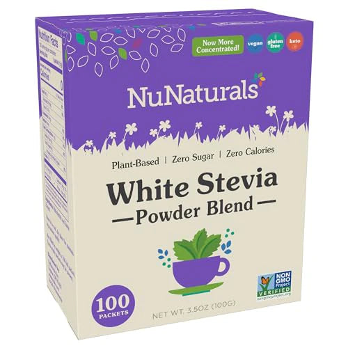 Stevia, White Powder 100 packets