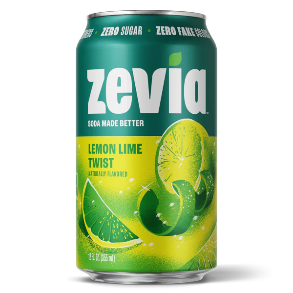 Soda, Lemon-Lime Twist, Zero Sugar 12 oz