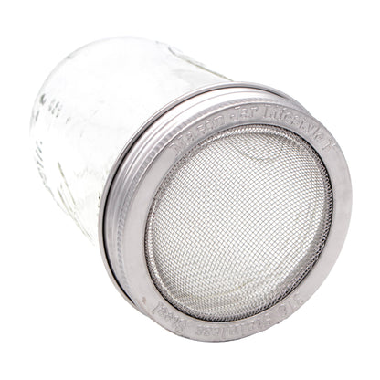 Sprouting Lids, Stainless Steel, Widemouthed 3 pk