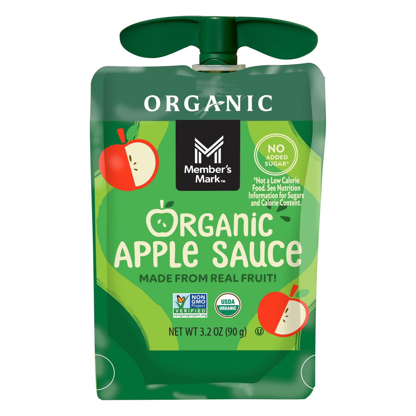 Apple Sauce Pouches, Organic 3.2 oz