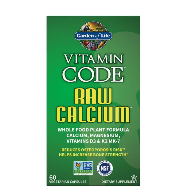 RAW Calcium 120 Vegetarian Capsules