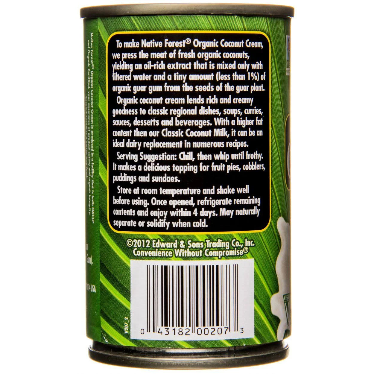 Coconut Cream, Organic 5.4 oz