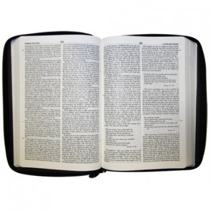 Bible, KJV Leather Zipper Cover, History of Redemption