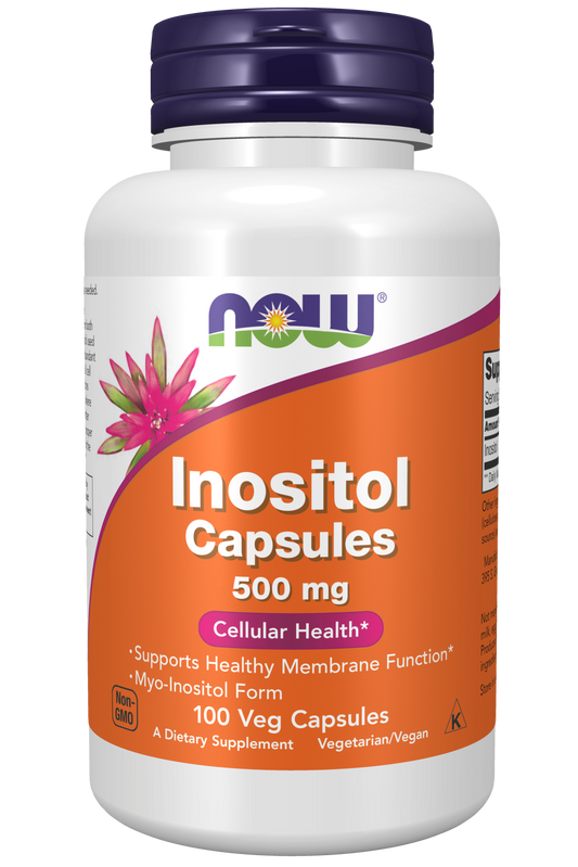 Inositol Capsules 500 mg, 100 Veg Capsules